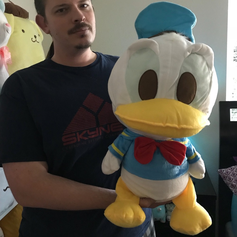 HUGE Donald Duck Plush!